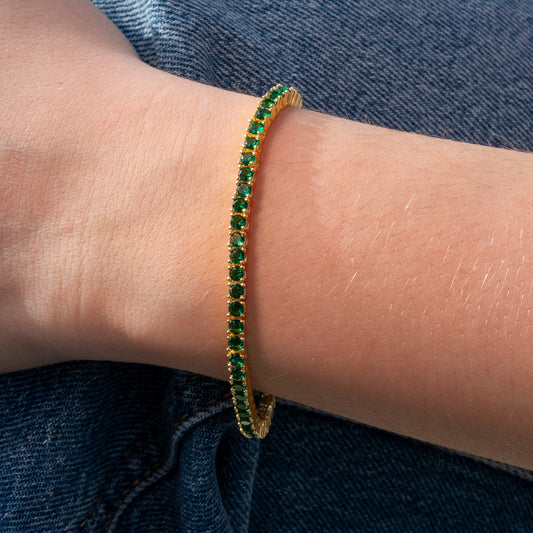 Stars Hollow Bracelet - Green