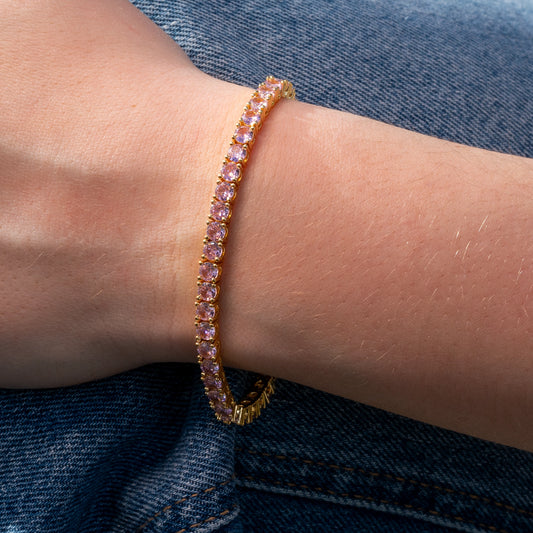 Stars Hollow Bracelet - Pink
